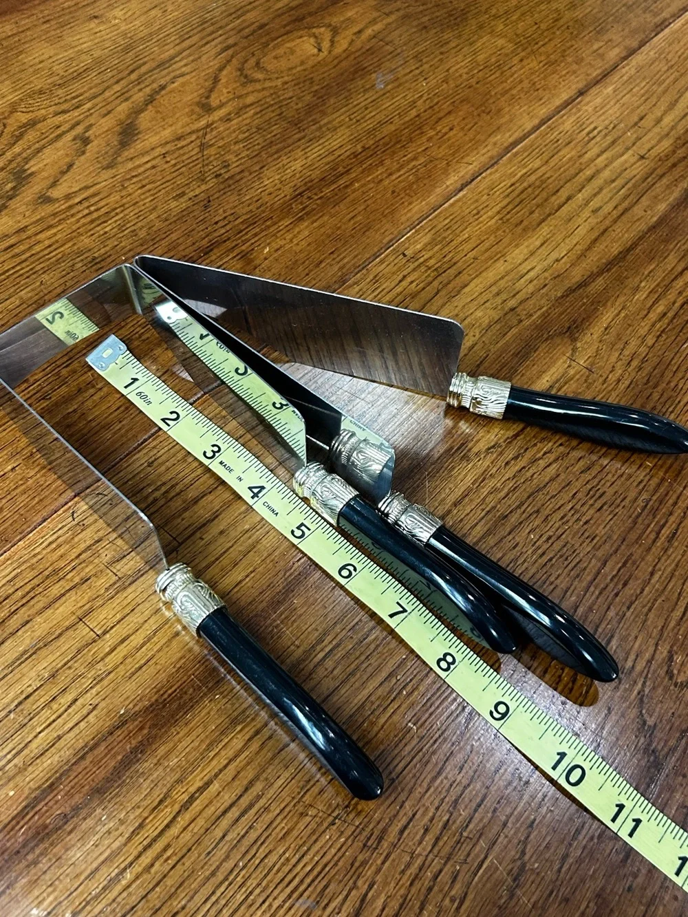 Debbie Meyer CakeCutters Set of 2 Stainless Steel Cake Pie Dessert Servers Squar